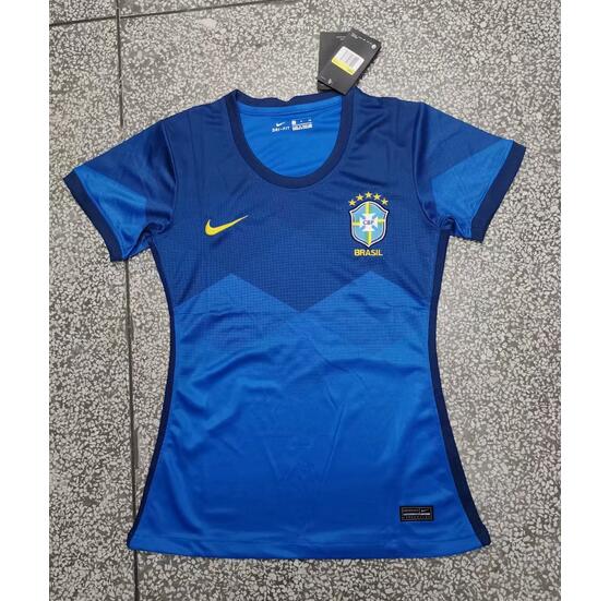 2020-2021 Brazil Women Away Kit Soccer Jersey